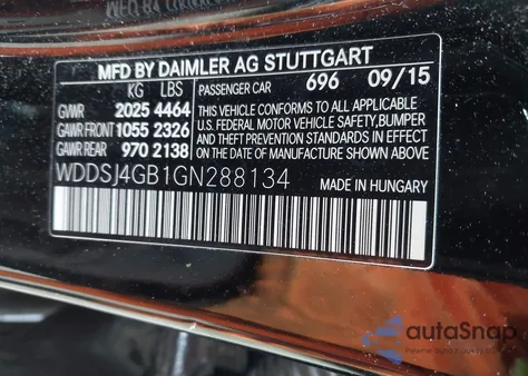 2016 Mercedes-Benz Cla 250 4Matic из США, поврежденный, VIN WDDSJ4GB1GN288134